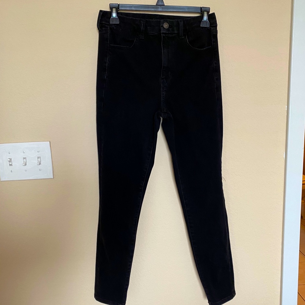 American Eagle Curvy Black Jegging